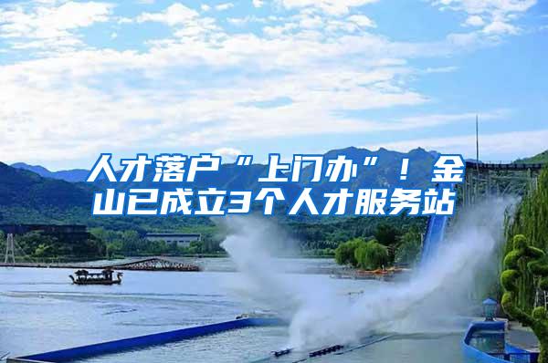 人才落户“上门办”！金山已成立3个人才服务站