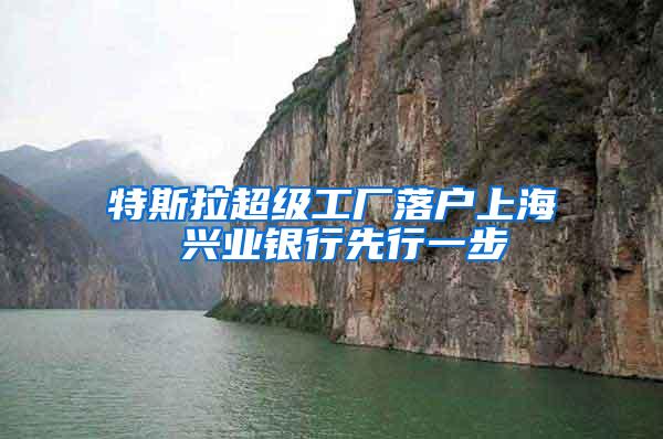 特斯拉超级工厂落户上海 兴业银行先行一步