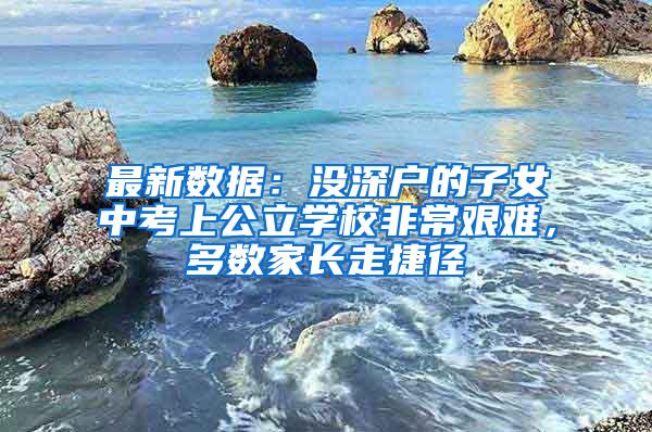 最新数据：没深户的子女中考上公立学校非常艰难，多数家长走捷径