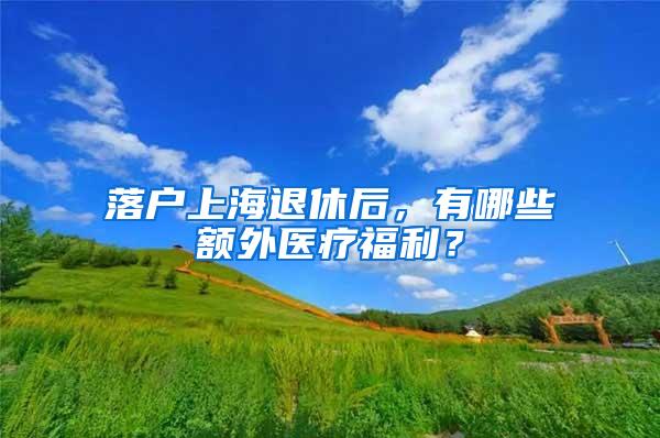 落户上海退休后，有哪些额外医疗福利？
