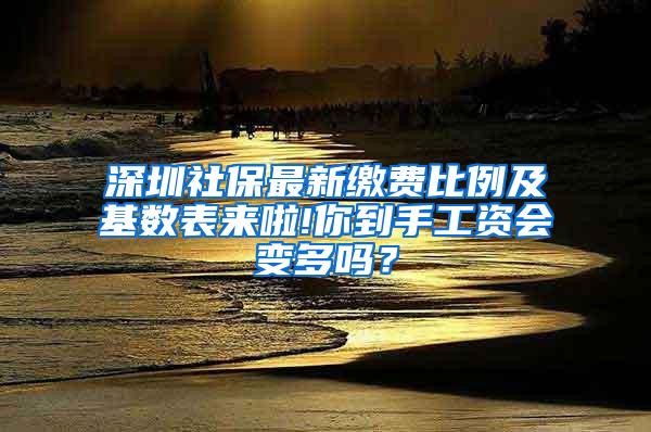 深圳社保最新缴费比例及基数表来啦!你到手工资会变多吗？