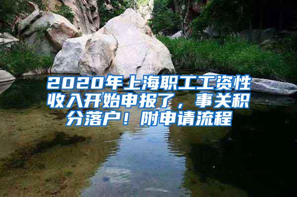 2020年上海职工工资性收入开始申报了，事关积分落户！附申请流程