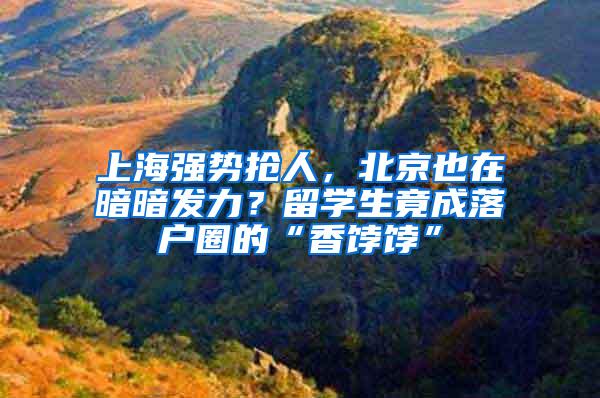上海强势抢人，北京也在暗暗发力？留学生竟成落户圈的“香饽饽”