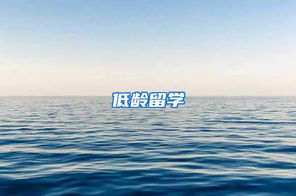 低龄留学