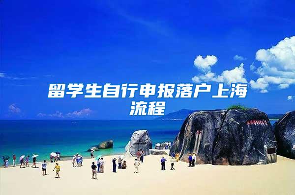 留学生自行申报落户上海流程