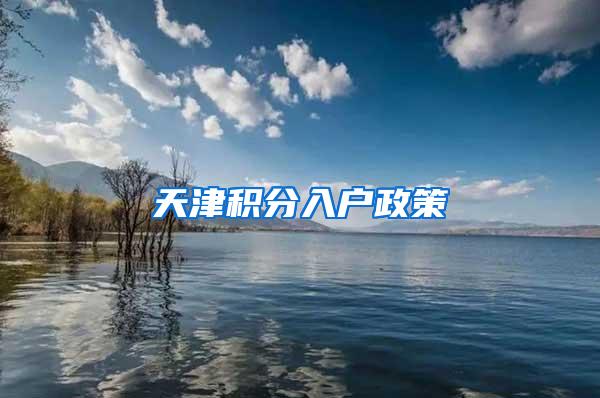 天津积分入户政策