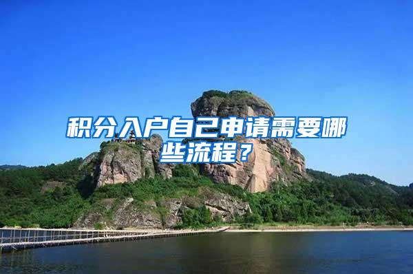 积分入户自己申请需要哪些流程？
