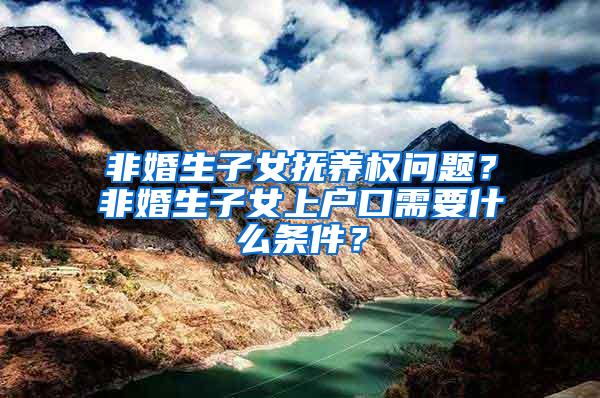 非婚生子女抚养权问题？非婚生子女上户口需要什么条件？