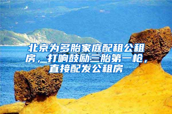 北京为多胎家庭配租公租房，打响鼓励三胎第一枪，直接配发公租房