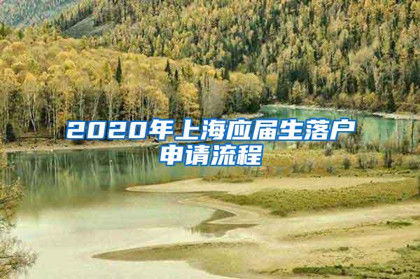 2020年上海应届生落户申请流程