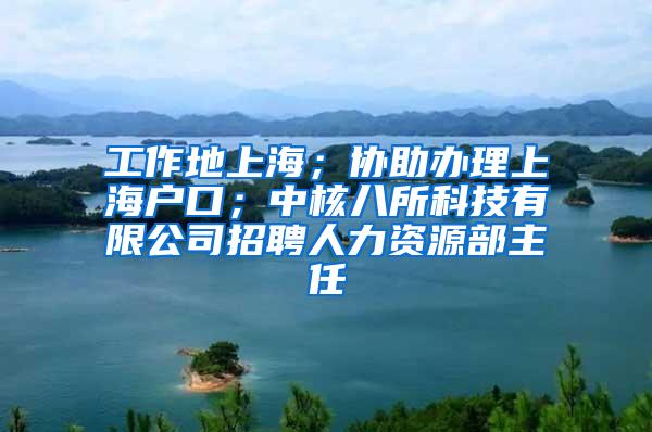 工作地上海；协助办理上海户口；中核八所科技有限公司招聘人力资源部主任