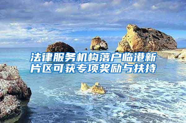 法律服务机构落户临港新片区可获专项奖励与扶持