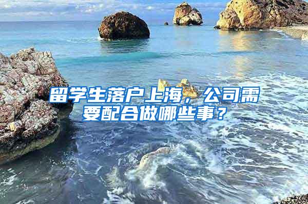 留学生落户上海，公司需要配合做哪些事？