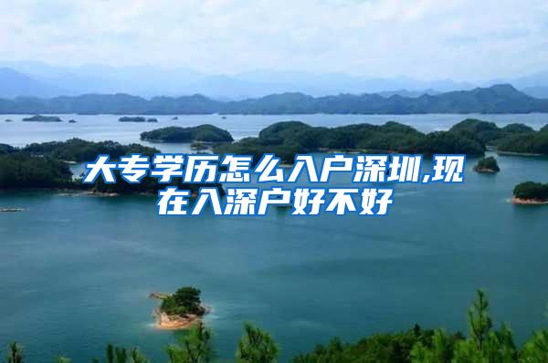 大专学历怎么入户深圳,现在入深户好不好
