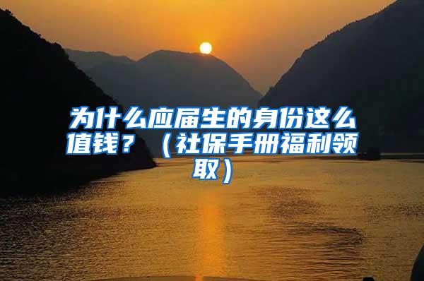 为什么应届生的身份这么值钱？（社保手册福利领取）