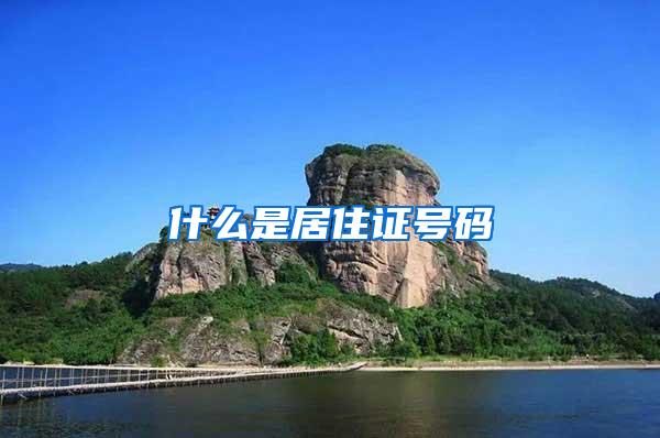 什么是居住证号码