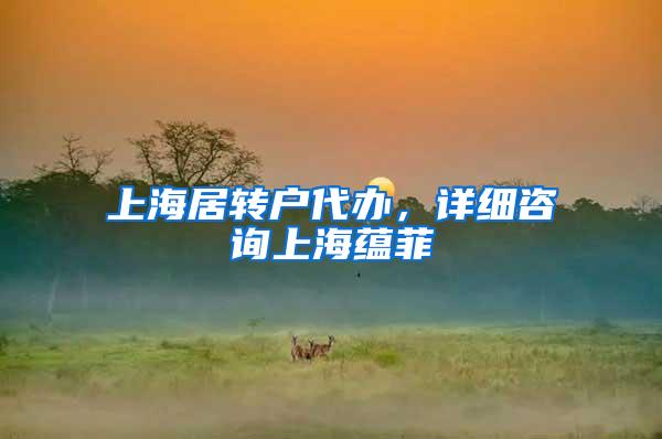 上海居转户代办，详细咨询上海蕴菲