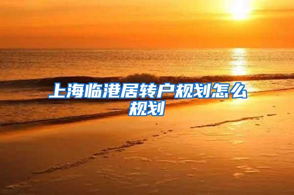 上海临港居转户规划怎么规划