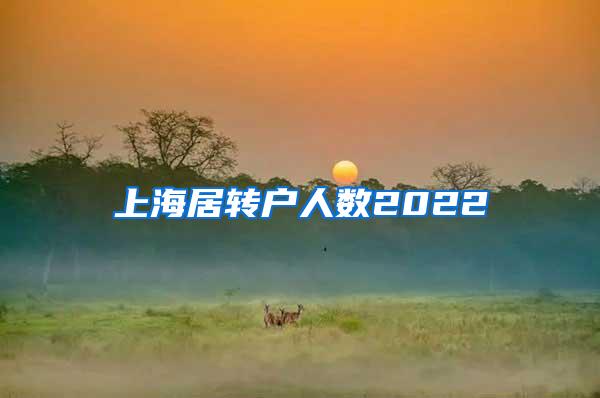 上海居转户人数2022