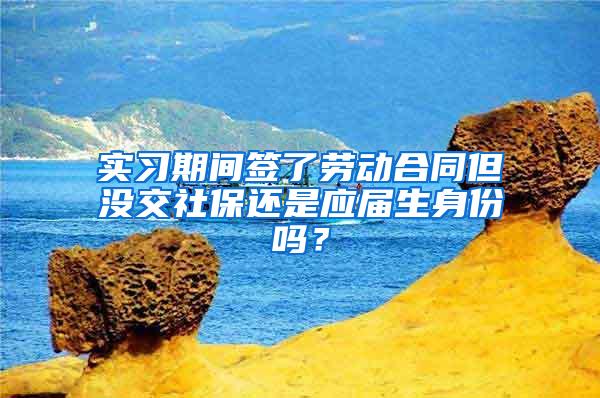 实习期间签了劳动合同但没交社保还是应届生身份吗？