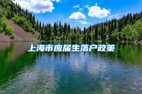 上海市应届生落户政策