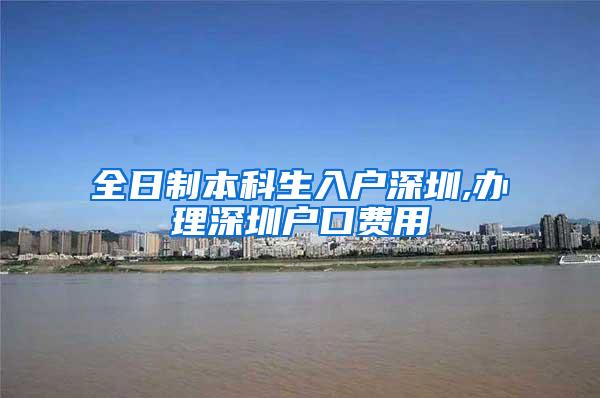 全日制本科生入户深圳,办理深圳户口费用