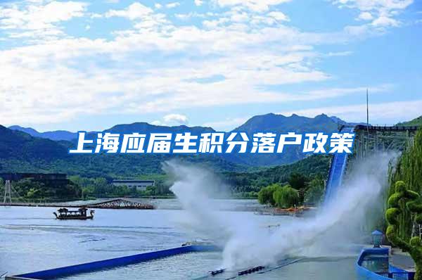 上海应届生积分落户政策