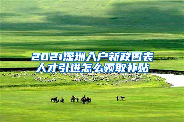 2021深圳入户新政图表人才引进怎么领取补贴