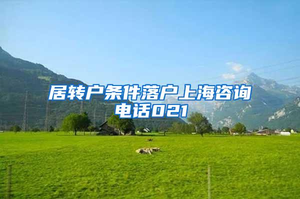 居转户条件落户上海咨询电话021
