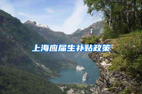 上海应届生补贴政策