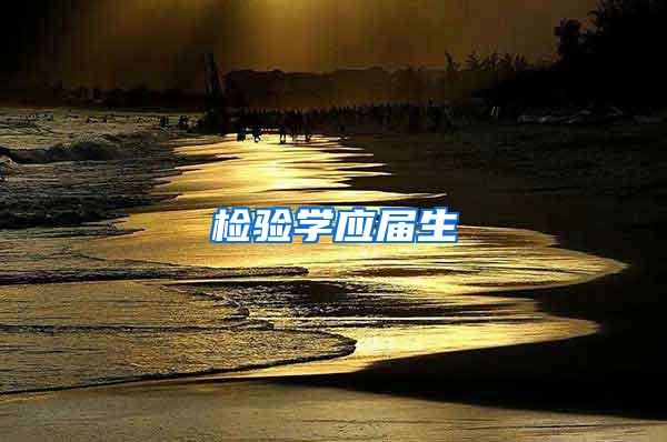 检验学应届生