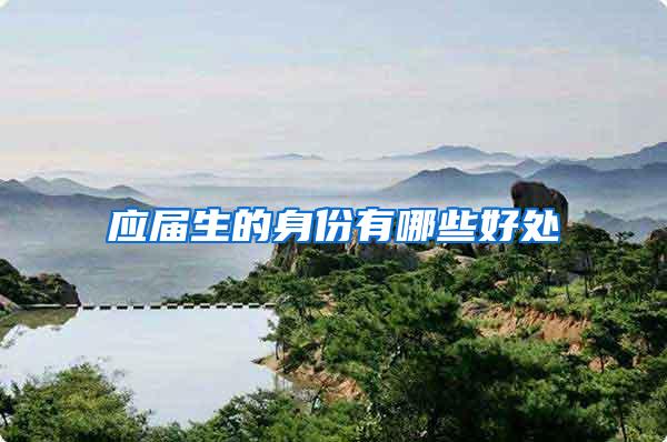 应届生的身份有哪些好处
