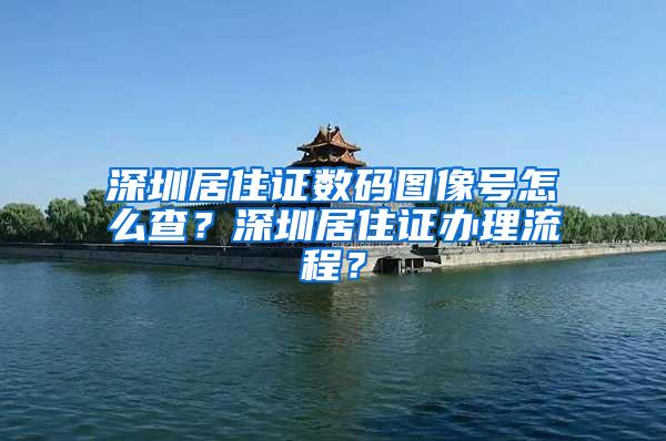 深圳居住证数码图像号怎么查？深圳居住证办理流程？