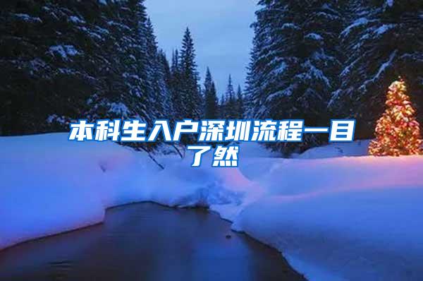 本科生入户深圳流程一目了然