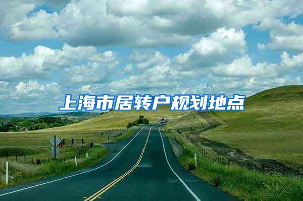 上海市居转户规划地点