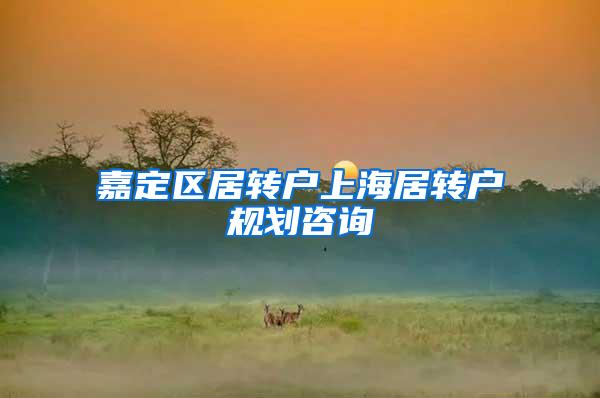 嘉定区居转户上海居转户规划咨询