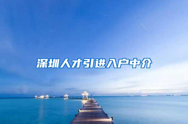 深圳人才引进入户中介