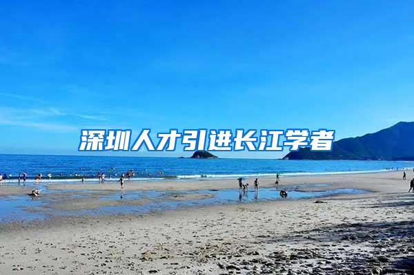 深圳人才引进长江学者