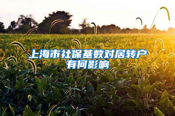 上海市社保基数对居转户有何影响