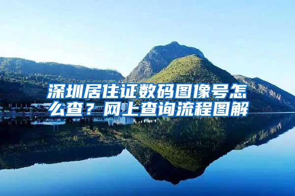 深圳居住证数码图像号怎么查？网上查询流程图解