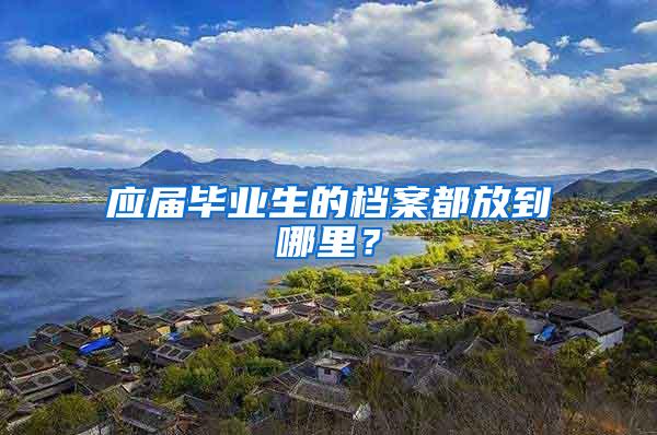 应届毕业生的档案都放到哪里？
