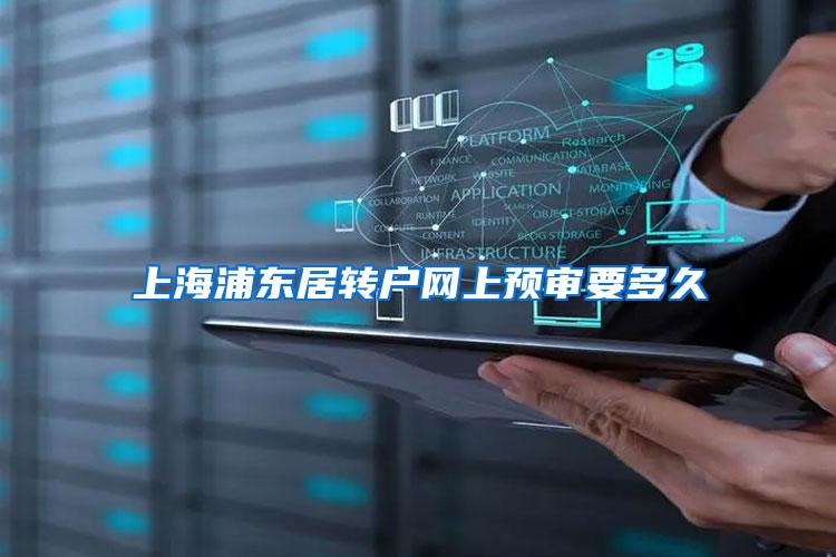上海浦东居转户网上预审要多久