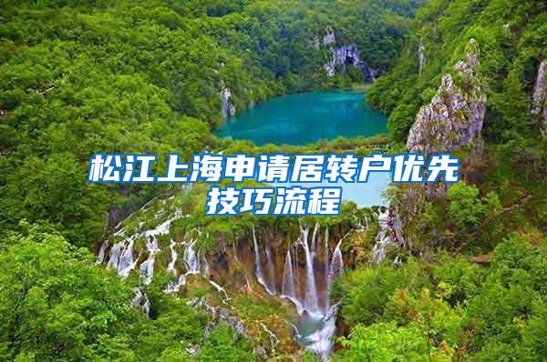 松江上海申请居转户优先技巧流程