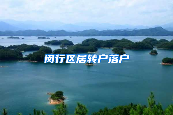 闵行区居转户落户