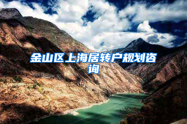 金山区上海居转户规划咨询