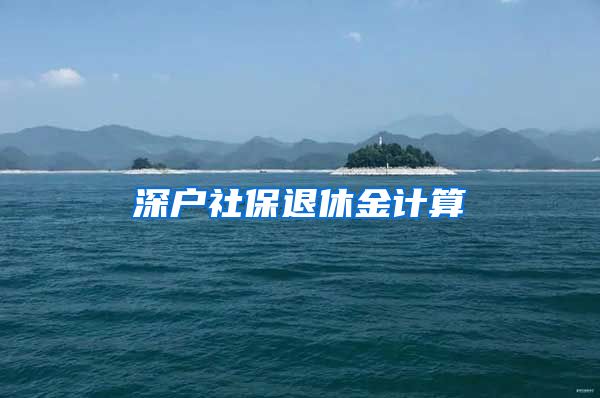深户社保退休金计算