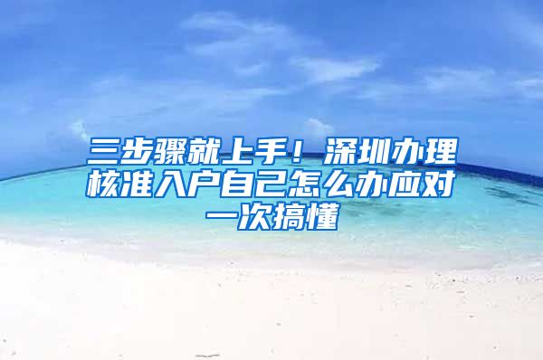 三步骤就上手！深圳办理核准入户自己怎么办应对一次搞懂
