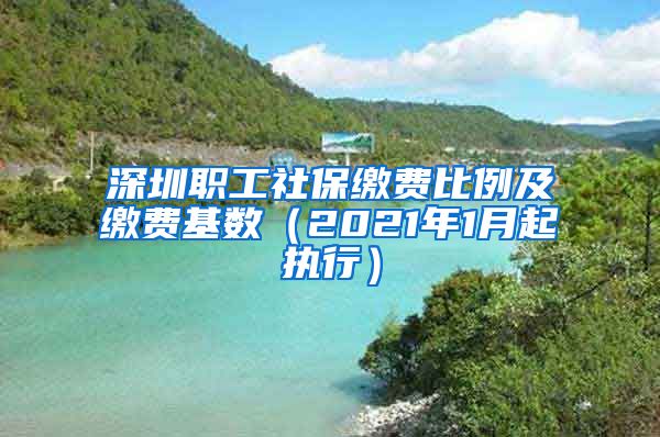 深圳职工社保缴费比例及缴费基数（2021年1月起执行）