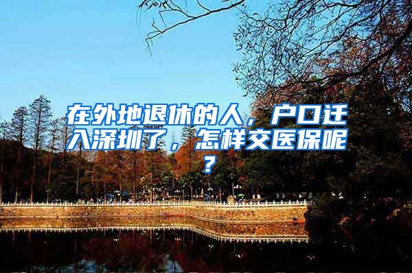 在外地退休的人，户口迁入深圳了，怎样交医保呢？
