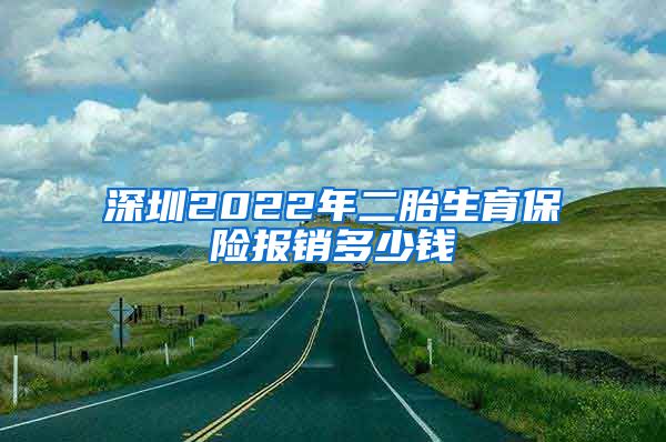 深圳2022年二胎生育保险报销多少钱